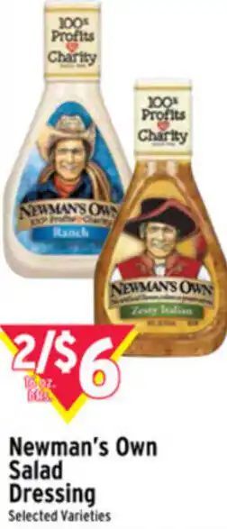 Met Foodmarkets Newman's Own Salad Dressing offer