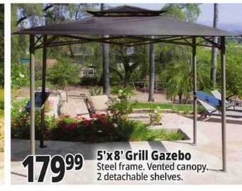 Ocean State Job Lot 5'x8' grill gazebo offer