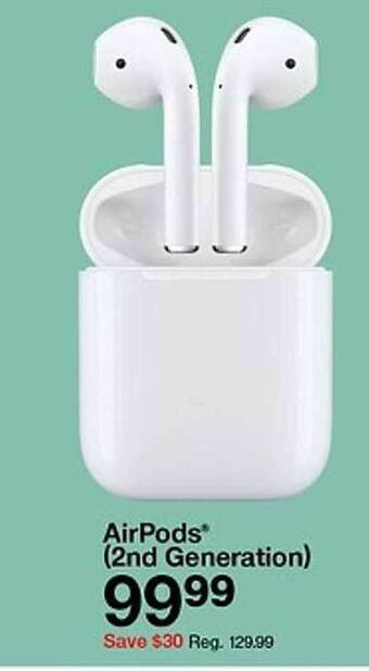 Target Airpods (2nd generation) offer