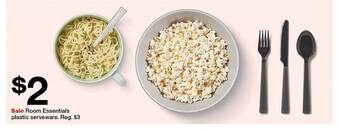 Target Room essentials plastic serveware offer