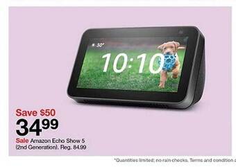 Target Amazon echo show 5 offer