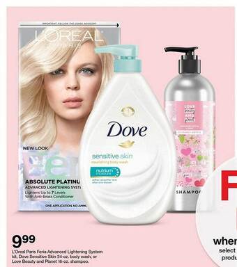 Target Dove sensitive skin offer