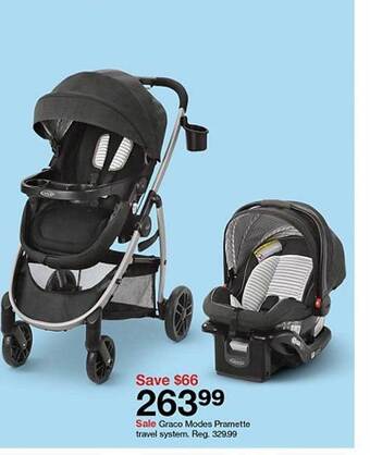 Target Graco modes pramette travel system offer