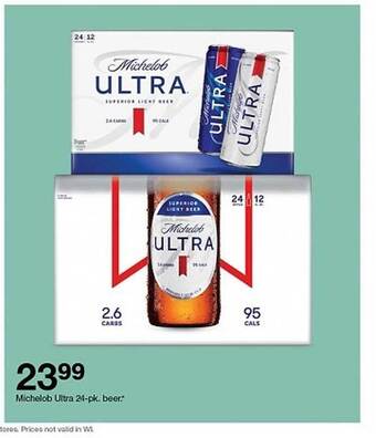 Target Michelob ultra beer offer