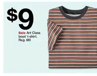 Target Art class boy's t-schirt offer