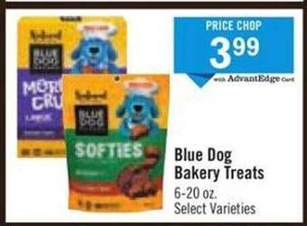 Price Chopper Blue dog bakery treats offer
