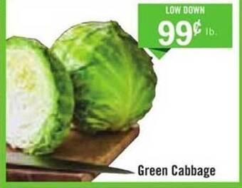 Price Chopper Green cabbage offer