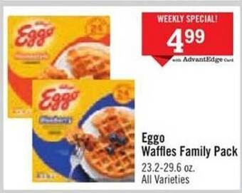 Price Chopper Eggo waffles family pack offer