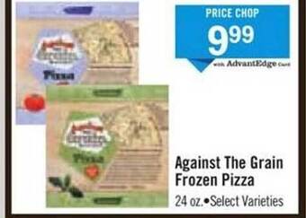 Price Chopper Against the grain frozen pizza offer