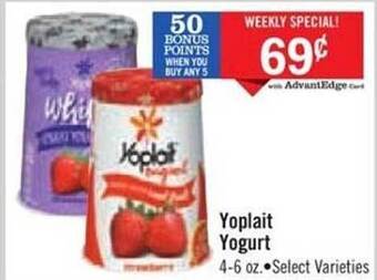 Price Chopper Yoplait yogurt offer