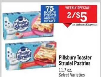 Price Chopper Pillsbury toaster strudel pastries offer