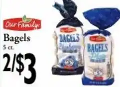 Harding's Markets Bagels 5 ct. offer