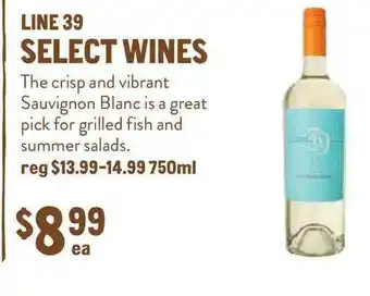 New Seasons Market Line 39 Select Wines offer