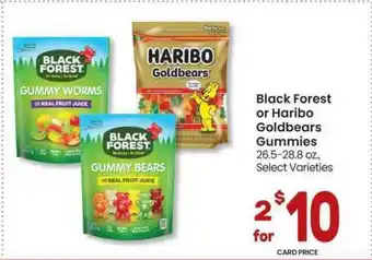 Tom Thumb Black Forest Or Haribo Goldbears Gummies offer