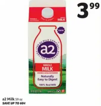 Harveys Supermarkets a2 Milk 59 oz offer