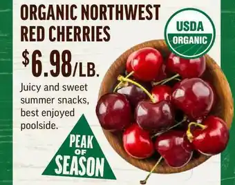 Central Market Organic Northwest Red Cherries offer