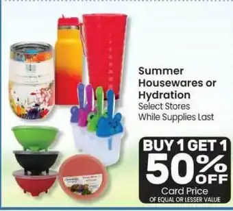 Tom Thumb Summer Housewares Or Hydration offer