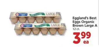 Albertsons Eggland's Best Eggs Oraganic Brown Large A offer