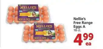 Albertsons Nellie's Free Range Eggs A offer