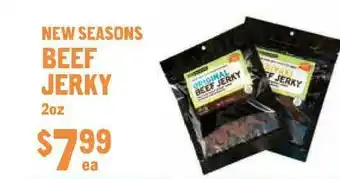 New Seasons Market New Seasons Beef Jerky offer