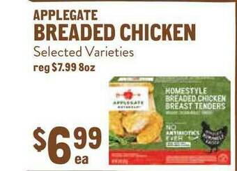 New Seasons Market Applegate Breaded Chicken offer