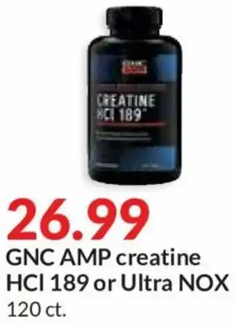 Hy-Vee GNC AMP Creatine HCI 189 offer