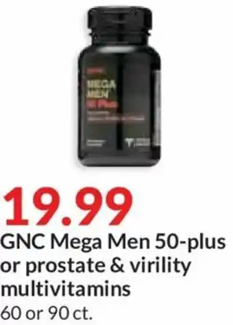 Hy-Vee GNC Mega Men 50-Plus offer