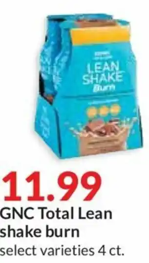 Hy-Vee GNC Total Lean Shake Burn offer