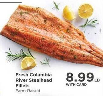 QFC Fresh columbia river steelhead fillets offer