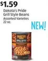 Aldi Dakota's Pride Grill Style Beans 22 oz offer