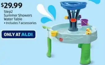 Aldi Summer Showers Water Table offer