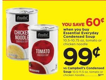 Essential everyday condensed soup