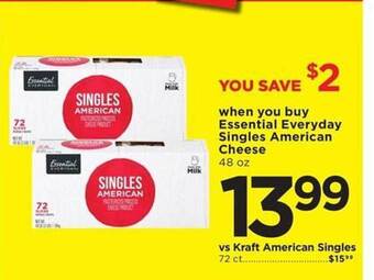 Cub Foods Essential everyday singles american cheese offer