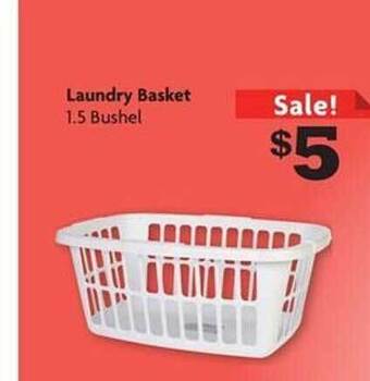 Family Dollar Laundry basket offer
