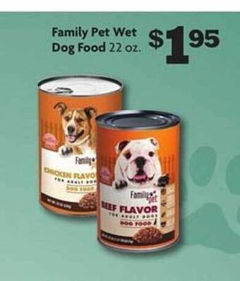 Family Dollar Family pet wet dog food offer