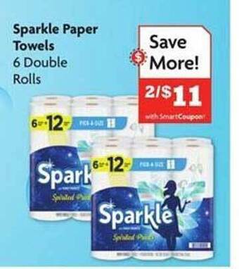 Family Dollar Sparkle paper towels offer