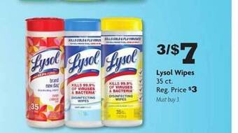 Family Dollar Lysol wipes offer