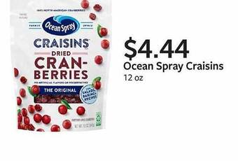 Fareway Ocean spray craisins offer