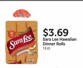 Fareway Sera lee hawaiian dinner rolls offer