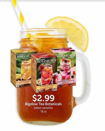 Fareway Bigelow tea botanicals offer
