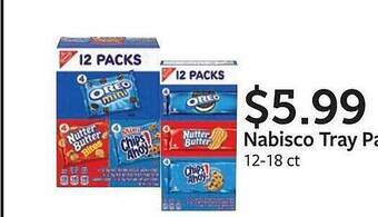 Fareway Nabisco tray packs offer