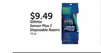Fareway Gillette sensor plus 2 disposable razors offer