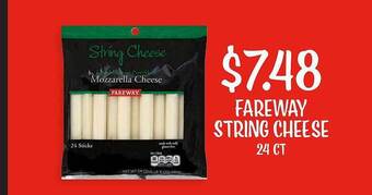 Fareway Fareway string cheese offer