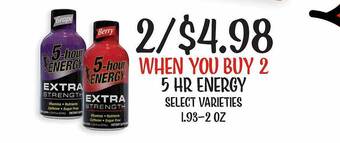 Fareway 5 hr energy offer