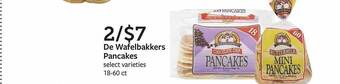 Fareway De wafelbakkers pancakes offer