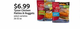 Fareway Tyson chicken patties & nuggets offer