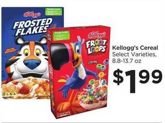 Food 4 Less Kellogg's cereal offer