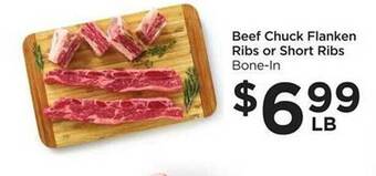 Food 4 Less Beef chuck flanken ribs or short ribs offer