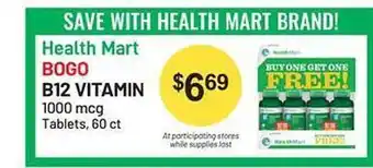 Health Mart Health mart b12 vitamin offer