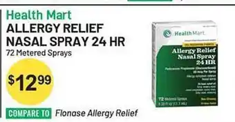 Health Mart Health mart allergy relief nasal spray 24 hr offer